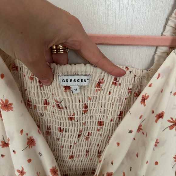 Front Tie Floral Midi Dress - Picture 9 of 9